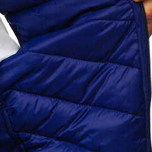 Gilet d'hiver sans manches pour homme en polyester 100 % de haute qualité à séchage rapide, col montant, vente en gros - Product Image 6