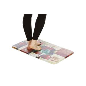 Tappetini da Cucina Moderni Favorite Reds, Antifatica, Imbottiti, Antiscivolo, Lavabili, in Vinile, Poliestere, Gomma, Schiuma PU per Cucina e Bagno - Product Image 4