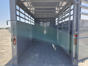 Remorque pour bétail de 16 pieds, capacité 7000 lb, remorque à attelage direct en acier avec rampe pour bétail agricole, à vendre - Product Image 6