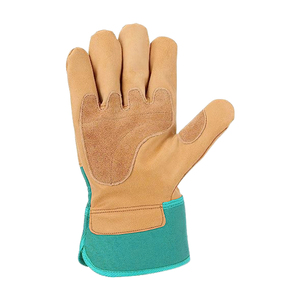 Guantes de trabajo de cuero dividido de vaca 2025 con revestimiento de látex y forro de algodón Guantes de cuero protectores de mano ignífugos para Best's - Product Image 5