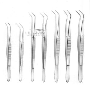 UL AMIN Adson Pince à épiler médicale dentaire en acier inoxydable allemand Pince à épiler universitaire avec embouts droits Instruments chirurgicaux - Product Image 5