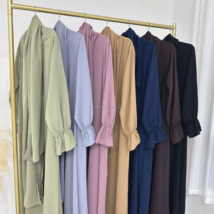 Abaya Jilbab en tissu Nida, Abaya musulmane légère, vêtements pour femmes, qualité supérieure, élégante, Abaya modeste pour femmes - Product Image 2