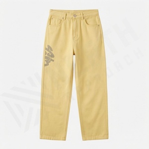 Pantalones Jogger para Hombre con Logotipo Personalizado 2025, Pantalones Deportivos Transpirables de 500 g/m², Decoración Bordada Vintage, Estilo Casual de Cintura Media, Pantalones Cargo - Product Image 1