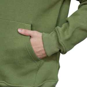 Sweats à capuche kaki pour hommes en polaire anti-boulochage avec impression par transfert de chaleur pour les commandes personnalisées vente en gros de vêtements de sport personnalisés - Product Image 6