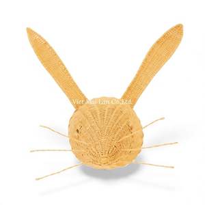 Natural Handmade Bohemian <b>Rattan</b> Animal <b>Wall</b> Decor <b>Wall</b> Hanging for Baby Nursery Kids Room From Vietnam - Product Image 5