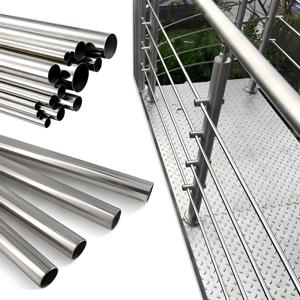 Hiện đại thép không gỉ thanh ngang lan can ngoài trời ban công boong cầu thang DIY thời tiết tay vịn - Product Image 3