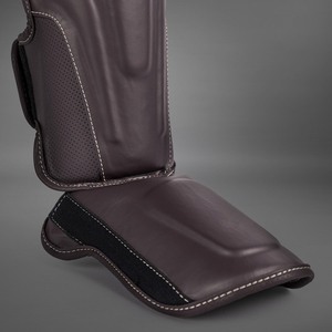 Espinilleras de Cuero para Muay Thai, Kickboxing y Boxeo, Ajustables, Protección para los Pies, para Entrenamiento - Product Image 6