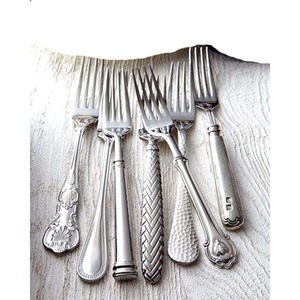 Ensemble de couverts créatifs en acier inoxydable à long manche en porcelaine, vente en gros d'ensembles de couverts de restaurant polis argent pour l'extérieur - Product Image 5