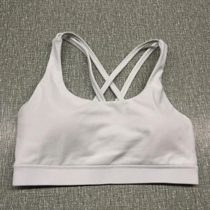 Soutien-gorge de sport pour femme en spandex/nylon à maintien élevé, dos nageur, col rond, fabriqué au Pakistan, respirant, séchage rapide, grandes tailles - Product Image 1