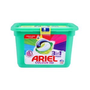 Pour les dosettes de détergent à lessive ultra concentrées Ariel 3 en 1 parfum original avec forme solide pour un nettoyage efficace - Product Image 1