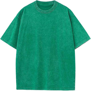 T-shirt délavé à l'acide pour femmes avec impression personnalisée Design personnalisé Tendance T-shirt délavé à la pierre pour les femmes portent des chemises - Product Image 6