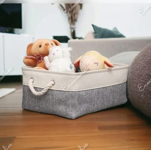 Popular Wholesale Rope Woven <b>Toy</b> Round <b>Basket</b> With Handle Low Moq Woven <b>Baskets</b> for Storage - Product Image 4