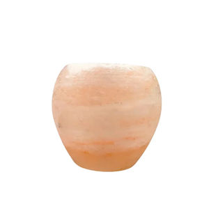Support de bougie en cristal naturel de l'Himalaya en promotion – Porte-bougies de haute qualité en sel de roche naturel de l'Himalaya – Lampes à bougies en sels de l'Himalaya - Product Image 5
