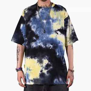 T-shirt graphique vintage d'été en détresse personnalisé pour hommes Jersey surdimensionné Loose Hip Hop Mineral Stone Washed DTG Print - Product Image 5