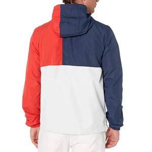 Men's Soft Windproof Jackets Streetwear for Men Vintage Polyester Zip up Oversized <b>Windbreaker</b> Jacket Men - Product Image 4