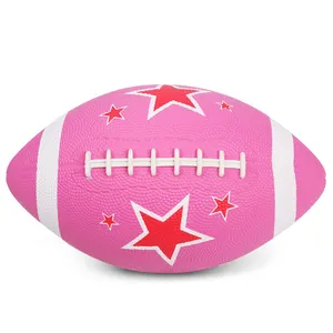 Grosir harga murah Logo kustom bola Rugby sepak bola Amerika untuk promosi untuk pria