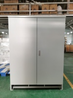 Boîte de panneau de commande d'armoire de distribution d'énergie au sol étanche en acier inoxydable électrique