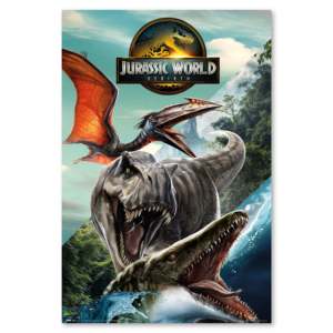 Modern Style Jurassic World <b>Poster</b> Rebirth Design Paper Material for Wall Usage - Product Image 1