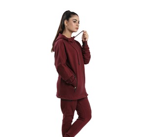 Ensemble de survêtement de jogging OEM pour femmes, vente en gros, survêtements de sport personnalisés bon marché pour femmes, vêtements de sport de jogging, survêtement respirant pour femmes - Product Image 4