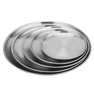 Vente chaude Plats et Assiettes Multi-fonction Utiliser Différentes Tailles Assiettes ensemble de 5 Acier Inoxydable Sûr Miroir Poli à Faible Taux - Product Image 1