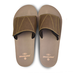 Jay người đàn ông thoải mái của Flip Flops brasileras nâu cao su duy nhất đô thị/bãi biển/hồ bơi dép - Product Image 3