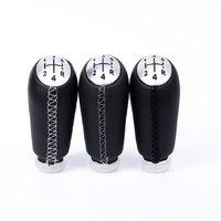 Pommeau de levier de vitesse pour Renault Clio Megane Kangoo Twingo Dacia Logan Sandero Duster Leather shifter