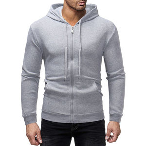Venta al por mayor de alta calidad de los hombres sudaderas con cremallera logotipo personalizado bordado Fce Top costura de invierno patrón de impresión mejor precio sudaderas con capucha en blanco - Product Image 1