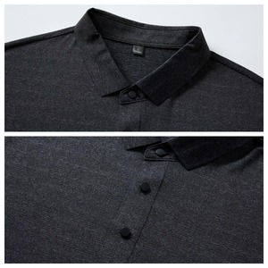 เสื้อโปโลสำหรับผู้ชายเสื้อรักบี้แขนยาวผ้าฝ้ายคลาสสิกขนาดพิเศษงานตามสั่ง - Product Image 4