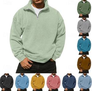 Sweat à capuche en coton 100% tissé de haute qualité, écologique, à capuche, pour homme, style décontracté, à porter au quotidien, style streetwear - Product Image 2