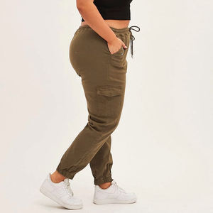 Joggers Cargo con cordón de alta calidad para mujer, ropa de calle, pantalones con diseño de camuflaje para invierno, precios al por mayor - Product Image 4