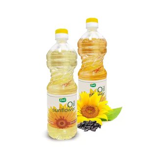 Aceite de girasol Premium de 1L 33,8 Fl.oz 100% puro sin OGM enriquecido con vitamina E para alimentos y cocina en botella de plástico - Product Image 5
