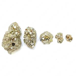 Pyrite Pierre Cristal Naturel Richesse Protection Pierre Or pour L'abondance Confiance Énergie Blindage Décor À La Maison Manifestation - Product Image 2