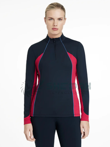 Capas base para montar a caballo para mujer con movimiento flexible, Top base para montar todos los días con tela suave y transpirable, tecnología de secado rápido - Product Image 4