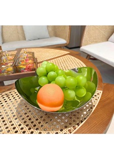 Simple Curved Shape Silver Finished Serving <b>Bowl</b> Perfect for Fries <b>Snacks</b> and Everyday Home Use Handcrafted From India - Product Image 4