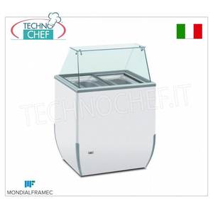 Vitrine à crème glacée électrique Mondial Framec 170 litres, modèle BRIOICE4SK, avec compresseur - Product Image 1