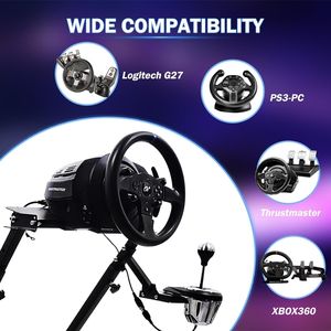 Support de volant de course réglable compatible avec les simulateurs Logitech G25/G27/G29/G920, manettes de jeu, accessoires pour contrôleurs de jeu - Product Image 1