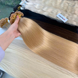 Extensiones de Cabello Natural Liso Virgen Vietnamita de Punta Plana de 100 Gramos, Paquetes de Todos los Largos, Super Doble Trama en las Puntas - Product Image 1
