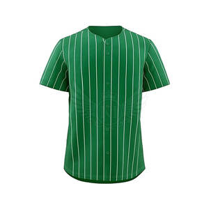 เสื้อเบสบอลผ้าเจอร์ซีย์เบสบอลวัสดุสีล้วน - Product Image 1