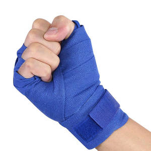 Wholesale Price Custom Made High Quality Boxing Hand Wraps \ Custom Logo Printing <b>Elasticated</b> Quick Hand Wraps - Product Image 3