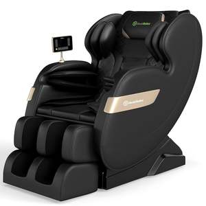 Fauteuil de massage complet Real Relax 2025 avec système S-Track à double moteur, fauteuil inclinable de massage Shiatsu à gravité zéro avec contrôle par application et écran LCD - Product Image 1
