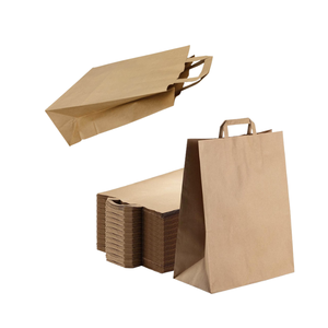 Productos ecológicos al por mayor, bolsa de papel de entrega rápida para frutas y verduras con asas reciclables, hecha en Vietnam - Product Image 2