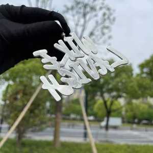 Elegant Unisex 925 <b>Silver</b> Diamond <b>Cross</b> <b>Pendant</b> Necklace Stylish Everyday Statement Accessory Fierce Warrior Ice Hand-Inlaid - Product Image 1