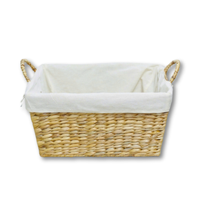 ตะกร้าผักตบชวาเป็นมิตรกับสิ่งแวดล้อม: ความทนทานตามธรรมชาติและส่งออกสไตล์จากเวียดนาม - Product Image 1