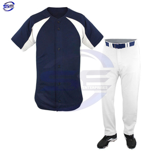 Best Selling Unisex Adult <b>Baseball</b> & Softball Uniform Customized Logo Team Wear Plus Size Breathable <b>Sets</b> - Product Image 1