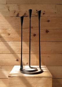 Bougeoir compact en métal peu encombrant, parfait pour les appartements, les petites maisons et les espaces confortables - Product Image 4