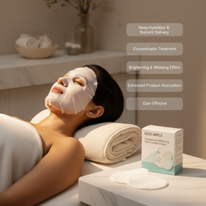 Mini Masques Compressés Blanchissants pour le Visage avec Glycérine, Éclaircissants et Hydratants, en Feuilles, à Base de Plantes, Idéaux pour les Voyages - Product Image 3