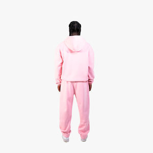 Survêtement Zipup épais et oversize pour homme Pantalon évasé deux pièces avec logo personnalisé Sweat à capuche imprimé bouffant Survêtements d'hiver Jogging - Product Image 2