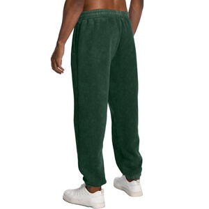 Producto de tendencia Pantalón de chándal Ropa deportiva Tela de algodón Colección de invierno Pantalones de chándal relajados y cómodos para hombres - Product Image 2