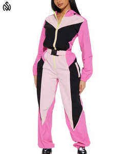 Conjuntos de ropa deportiva cortavientos para mujer de nuevo diseño 2025, venta al por mayor, logotipo impreso de alta calidad para invierno - Product Image 6