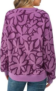 Sweat-shirt à manches longues pour femmes élégantes, design épais et confortable, idéal pour superposer par temps froid - Product Image 4